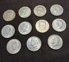 Lot of 11 Kennedy 40% Silver Half Dollars-1965 to 1968