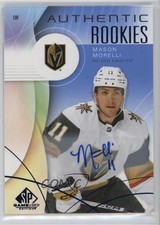2024 Upper Deck SP Game Used Authentic Rookies Blue Mason Morelli #212 Auto 0d3t