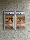 Two Psa 8 Holo Charizard Evolutions