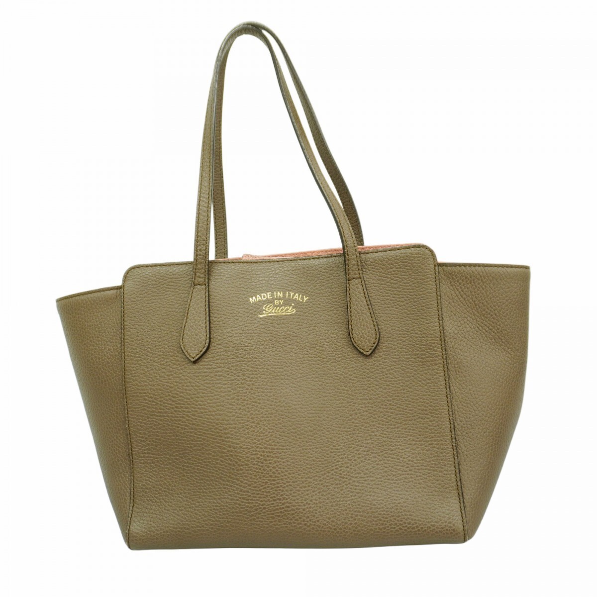 GUCCI Swing Tote Bag 354408 in Leather with Gold Hardware 50864