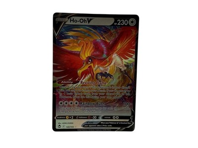 Pokemon : SUPER MINT  SWSH SILVER TEMPEST HO-OH V 140/195 ULTRA RARE