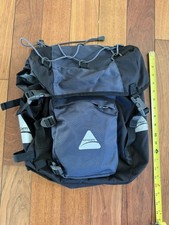 Axiom Bike Rear Panniers Bicycle Rack Bags Black Gray Waterproof Storage