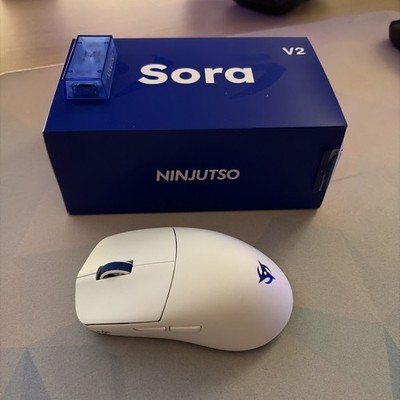 Ninjutso Sora V2 Gaming Maus - Weiß