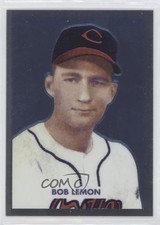 2001 Bowman Chrome Rookie Reprints Bob Lemon #6 HOF 0x1e