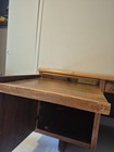 Mid-Century Modern Walnut Executive Desk w/ Typewriter Drawer — photo 8