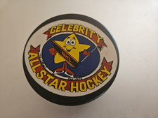 Vintage Chicago Blackhawks Alumni Celebrity All-Star Hockey Puck