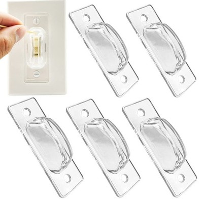 Light Switch Protector 6 Pack, Keep Lights On/Off, Clear