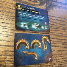 Wizkids Pirates CSG Quest For Davy Jones Gold Card - Sea Serpent Unpunched