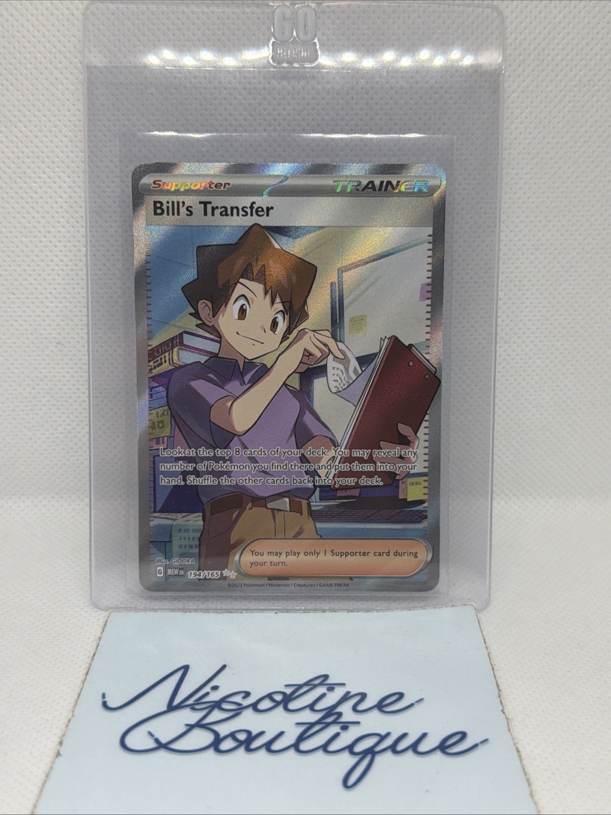 Pokemon TCG SV: Scarlet & Violet 151 Bill's Transfer 194/165