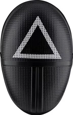 Squid Game ( TRIANGLE ) Plastic Costume Head Mask - for Adults - 