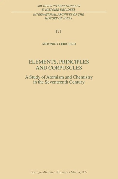 Elements, Principles And Corpuscles | Antonio Clericuzio | Taschenbuch | Xii-image