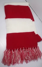 Sport-Tek Spectator Red & White Scarf STA02 New