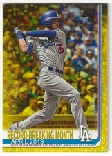 2019 Topps Update CODY BELLINGER Insert YELLOW Parallel Card #US113 DODGERS