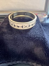 Western Equestrian Horse Bit Enameled Bracele...