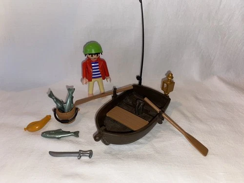 Playmobil 3937 Pirate Naufragé Barque Vintage Île Bateau