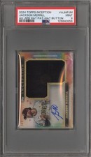 2024 Topps Inception Jackson Merrill AUTO Jumbo HAT PATCH ROOKIE RC /5 PSA 9