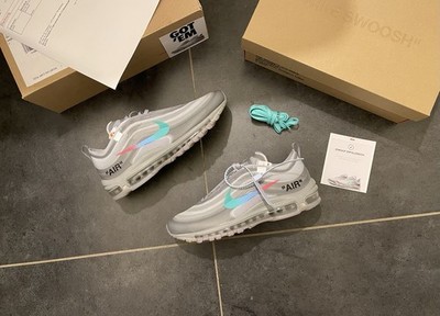 Off-White x Nike Air Max 97 Menta Grey Gr. 41 US 8 NEU 100% Original mit Karton