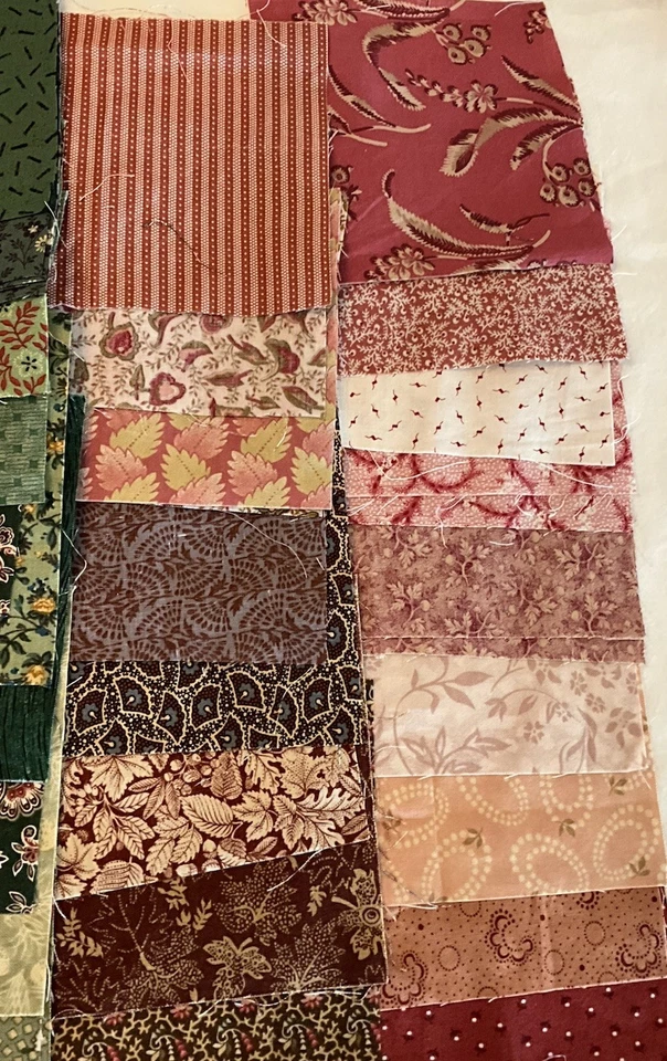 Lot Of 95 Charm Squares 5” Designer Quality Reproduction Prints Cotton Fabrics - Image 2 of 4