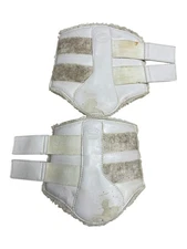 Dover Brushing Boots *Pair* - White - Est. M - USED