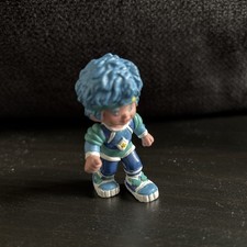 Vintage Rainbow Brite Buddy Blue PVC Toy Ornament Figure Cake Topper 1980s