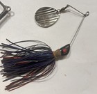 3 Vintage Spinner Baits, Early Strike King W/Red Eyes, Double Hook, Plastic Coat — photo 5