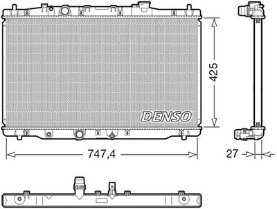 Wasserkühler DRM40054 DENSO