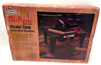 NEW Old Stock Vintage Vermont American Wood Crafters Router Table, MODEL 23466