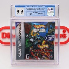 GBA 2 IN 1: HOT WHEELS STUNT TRACK / WORLD RACE - CGC GRADED 9.9 A++ NEW Sealed!