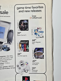 Sears 2000 PlayStation Dreamcast Games Craftsman Advertising Circular 28 Pages