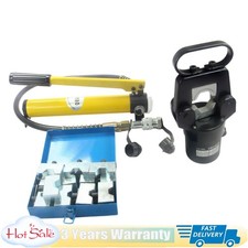 20 Ton Hydraulic Crimper Crimping Tool Cable Wire Hose Lug Terminal+12 Dies Set