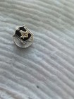 Masonic 14k White Gold Top, Black Enamel — photo 2