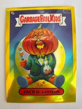 JACK O.LANTERN 2021 Topps Chrome Garbage Pail Kids #153A ~ GOLD REFRACTOR /299