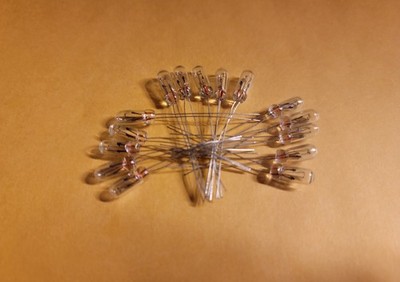 (15) 6.3V-INCANDESCENT ORIGINAL LAMP- McIntosh C32 & C34v FRONT PANEL #8610 BULB