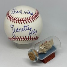 Jeanette Lee signed Rawlings OML Baseball JSA COA Billiards Pool Inscribed A4168
