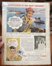1940s Camel Print Ad More Doctors Smoke Camels Than Any Other Cigarette