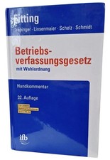 32 Auflage Karl Fitting Betriebsverfassungsge...