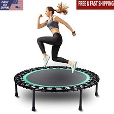 40" Bungee Rebounder Trampoline Adults Kids Fitness Jump Exercise 330lb Support