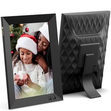 Smart Digital Picture Frame I 8 Inch I Black I Wifi I Shared Family Playlists I