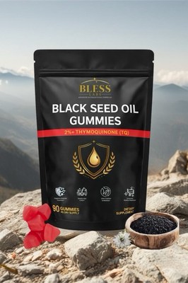 Bless Labs Black Seed Oil Gummies Advanced Formula All In One Natural Supplement