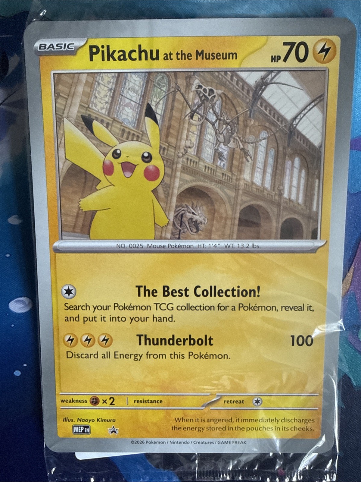 Pokémon TCG Promo Oversized Card - Pikachu at the Museum (Sealed) - UK