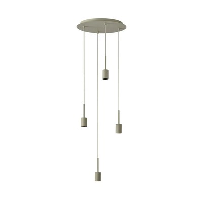 OSRAM Hängelampe Pendelleuchte Decor Needle Plate beige Stahl Lampe E27 LED
