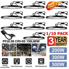 500W UFO LED High Bay Light Industrial Warehouse Factory Shop Bay Lighting 10PCS
