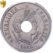 [#1508906] France, 5 Centimes, Merley, 1905, Paris, Pattern, Nickel, PCGS, SP65