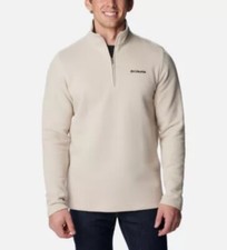 Columbia Men's Great Hart Mountain III Half Zip, Black Heather, Small