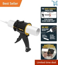 Caulking Gun ABS Compact No Drip Sealant Gun 10 oz Tubes Home Repair