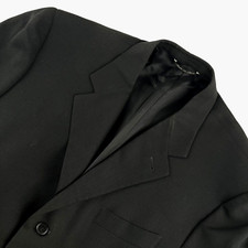 Canali Men's Wool Blazer Jacket Black   Italy   40R US 50R EU 