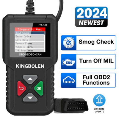 KINGBOLEN YA101 Profi KFZ OBD2 Diagnosegerät Auto Scanner Fehler Auslesegerät