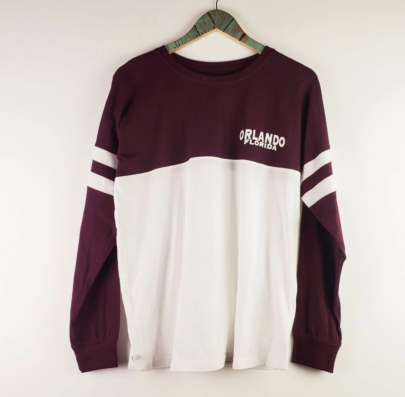 Orlando FL Exist Big Letter Spell Out Long Sleeve Tee Sz L