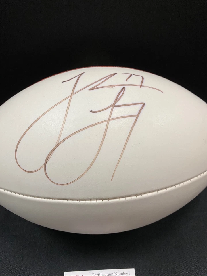 MIAMI DOLPHINS FIRMADO JAKE LARGO PANEL BLANCO FÚTBOL AMERICANO NFL CON CERTIFICADO DE AUTENTICIDAD JSA HH78030 Foto 2 de 4