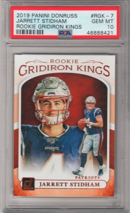 Jarrett Stidham Panini Donruss Rookie Gridiron Kings #RGK7 Base